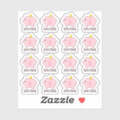 Piggy Bank Geld Spaar Tracker Bujo Planner Sticker (Vel)