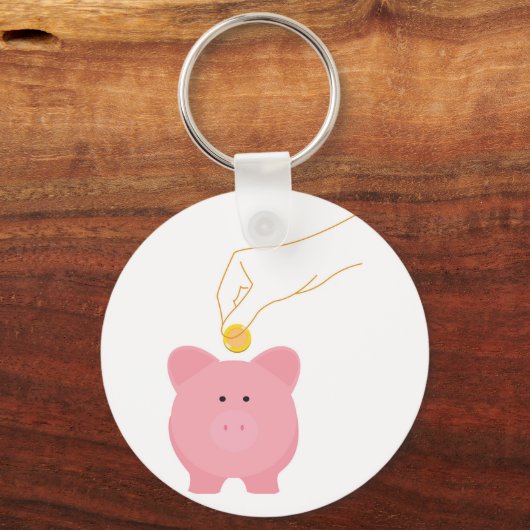 Piggy Bank Sleutelhanger (Achterkant)