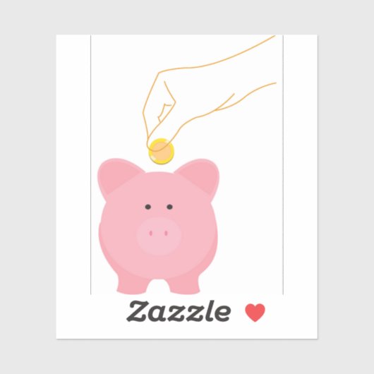 Piggy Bank Sticker (Vel)
