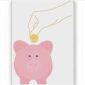 Piggy Bank Sticker (Voorkant)
