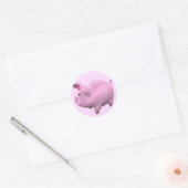 Piggy Bank Toon Sticker (Envelop)