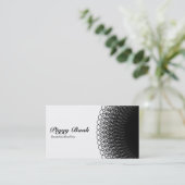 Piggy Bank - Zwart-wit Visitekaartje (Staand voorkant)