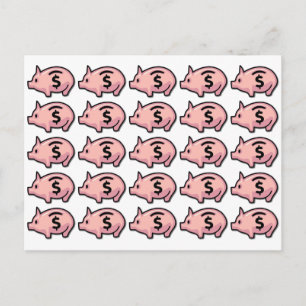 Piggy Banks Briefkaart
