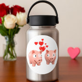 Piggy Banks In Liefde Stickers