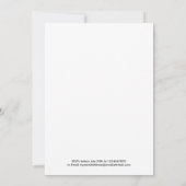 Piggy BBQ Party Kaart (Achterkant)