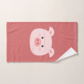 Piggy Birthday Kinder kunsthanddoek Handdoek (Handdoek)