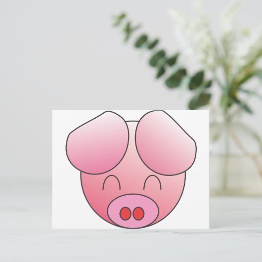 PIGGY BRIEFKAART (Staand voorkant)