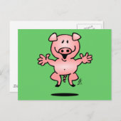 Piggy Briefkaart (Voorkant / Achterkant)