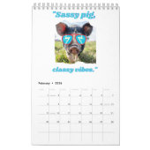 piggy calendar kalender (Feb 2026)