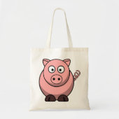 Piggy canvas tas (Voorkant)