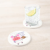 Piggy Chef Sandstone Drink Onderzetter (Zijkant)