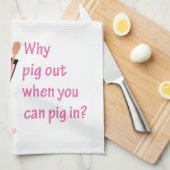 Piggy Chef Theedoek (Quarter Fold)