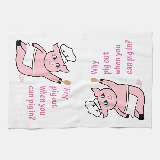 Piggy Chef Theedoek (Horizontaal)