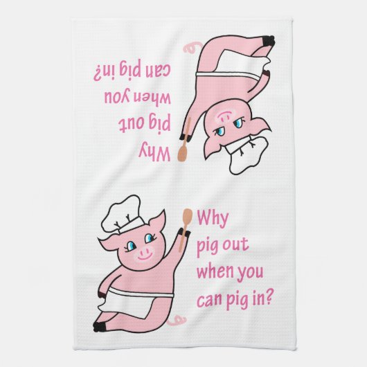 Piggy Chef Theedoek (Verticaal)