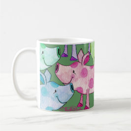 Piggy Collage Koffiemok