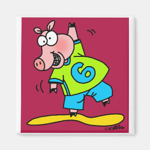 Piggy Dancing Magneet