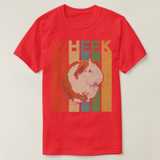 Piggy Design for a Guinea Pig nerd  T-shirt (Design voorkant)