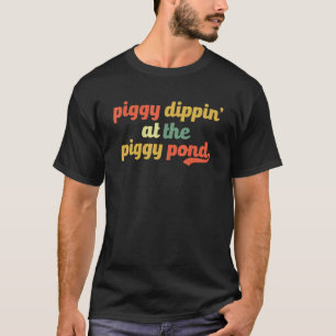 Piggy Dippin Grappige Meme #PiggyDippin Grap Kat P T-shirt