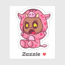 Piggy Dress-up sticker 