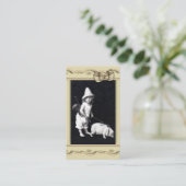 Piggy en ik fotografie visitekaartje (Staand voorkant)