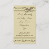 Piggy en ik fotografie visitekaartje (Achterkant)