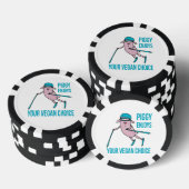 Piggy Enjoys Your Vegan Choice - Poker Chips (Opstapeling)