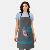 Piggy Enjoys Your Vegan Choice Schort (Gedragen)