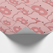 Piggy Face Fun Cadeaupapier (Hoek)