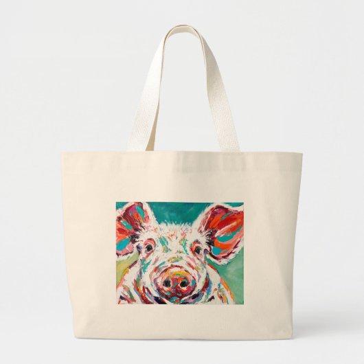 Piggy Grote Tote Bag (Voorkant)