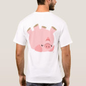 Piggy heeft een leuk T-shirt (ontwerp achteraan) (Achterkant)