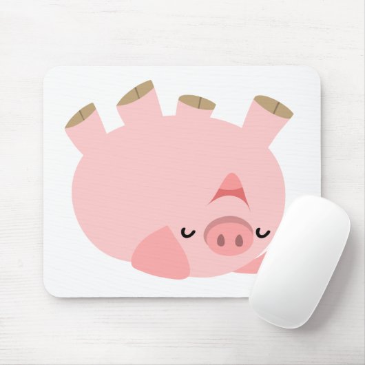 Piggy heeft een leuke mousepad muismat (Met muis)