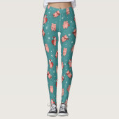 Piggy-kerstLeggings Leggings (Voorkant)