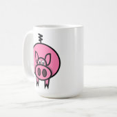 Piggy koffie mok 15oz (Voorkant links)