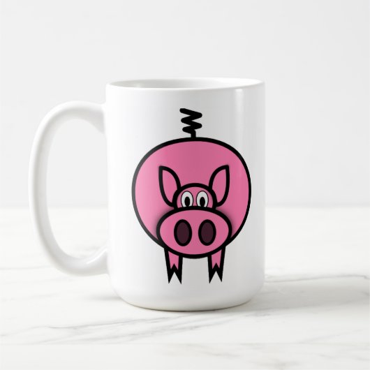 Piggy koffie mok 15oz (Links)