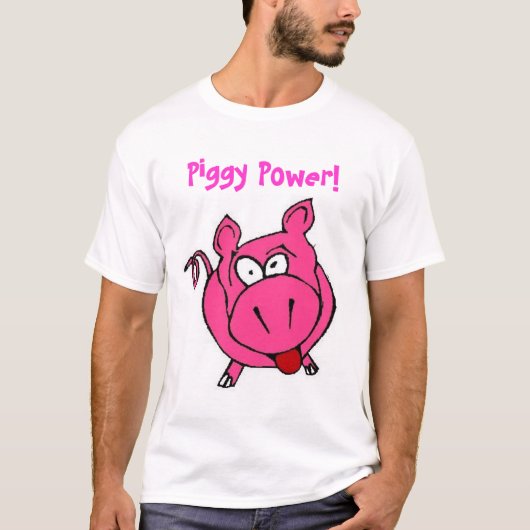 Piggy-kracht T-shirt (Voorkant)