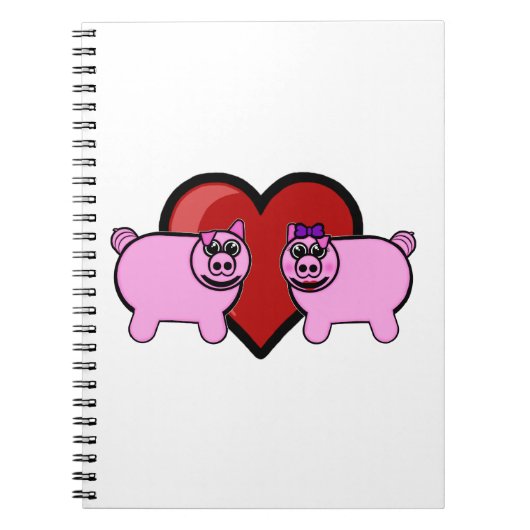 Piggy Love Notitieboek (Voorkant)