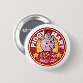 Piggy Mart  Grocery Store Employee Badge Ronde Button 5,7 Cm (Voorkant /achterkant)