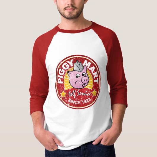 Piggy Mart  Grocery Store T-shirt (Voorkant)