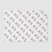 Piggy on a scooter tissuepapier (Voorkant)