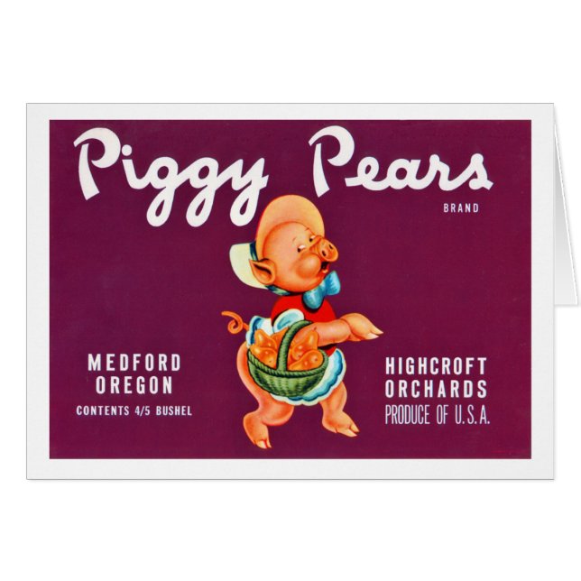 Piggy Pears (Voorkant Horizontaal)