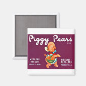 Piggy Pears Magneet (Voorkant / Achterkant)