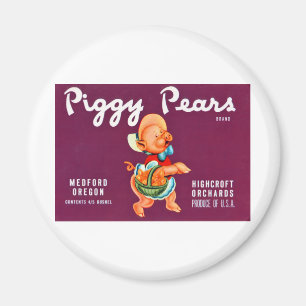 Piggy Pears Magneet