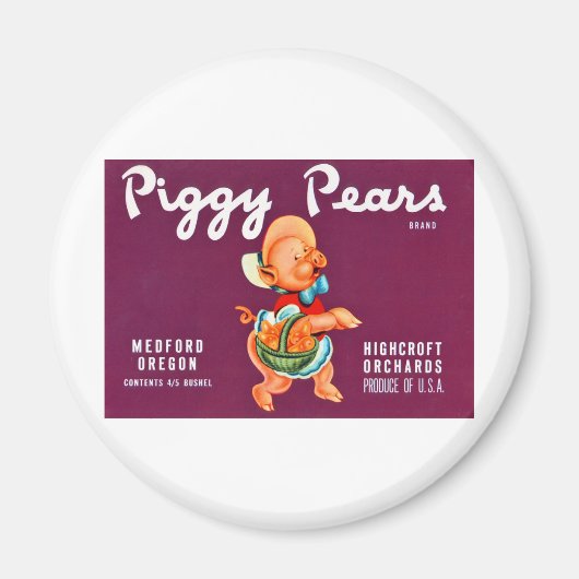 Piggy Pears Magneet (Voorkant)