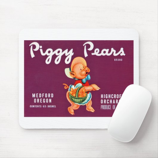 Piggy Pears Muismat (Met muis)