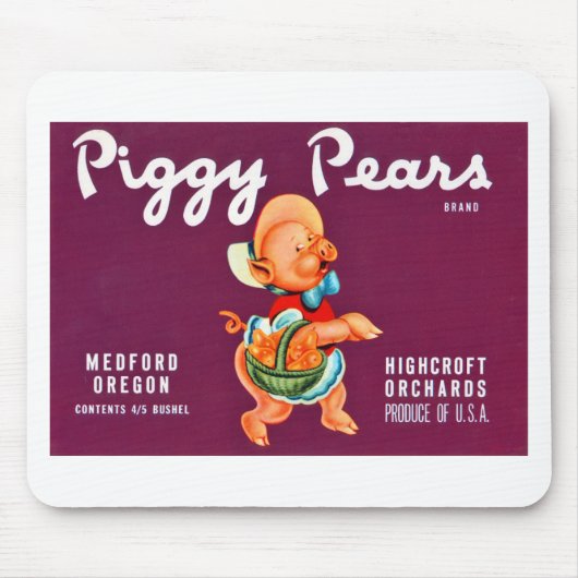 Piggy Pears Muismat (Voorkant)