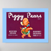 Piggy Pears Poster (Voorkant)