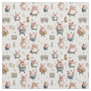 Piggy perfectie: Whimsy varken Stof