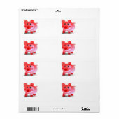 PIGGY PIGLET ETIKET (Full Sheet)