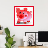PIGGY PIGLET POSTER (Thuiskantoor)