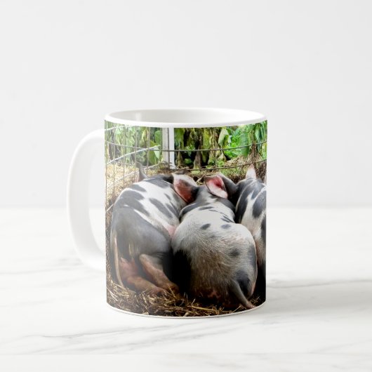 Piggy Pile Koffiemok (Voorkant links)